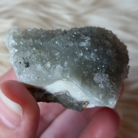 Herkimer Diamond Raw Druzy - Picture 3 of 12